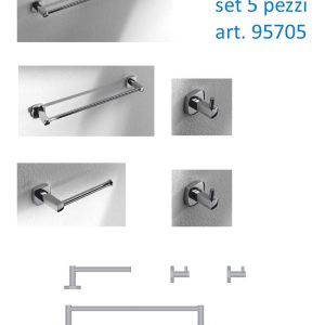 TREND SET 5PZ LINEA QUADRA